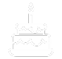 Birthday Icon Icon showing for birthday